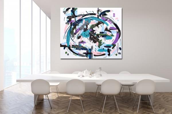 Buy modern painting lounge canteen - abstract 1383
